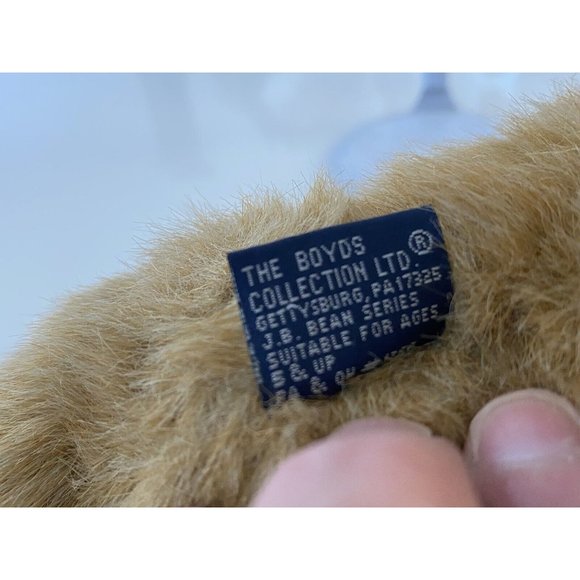 Vtg Boyd’s Bear Teddy Bears w Flowered Hat Floral Posable Farmhouse Cottagecore - Picture 13 of 16